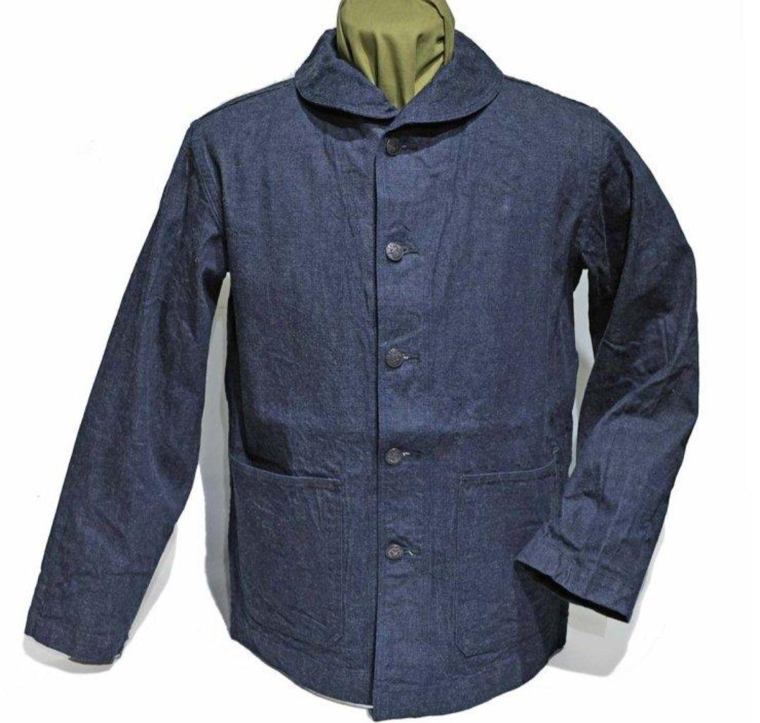 バズリクソンズ USN M-43 ダンガリー デニム ショールカラー ジャケット