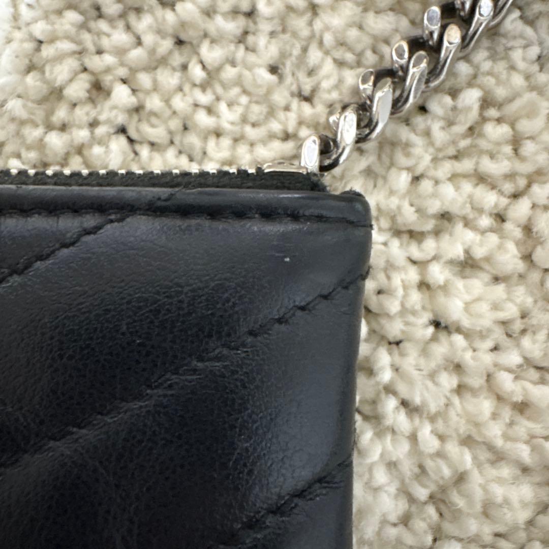 SAINT LAURENT ブラック キーポーチ