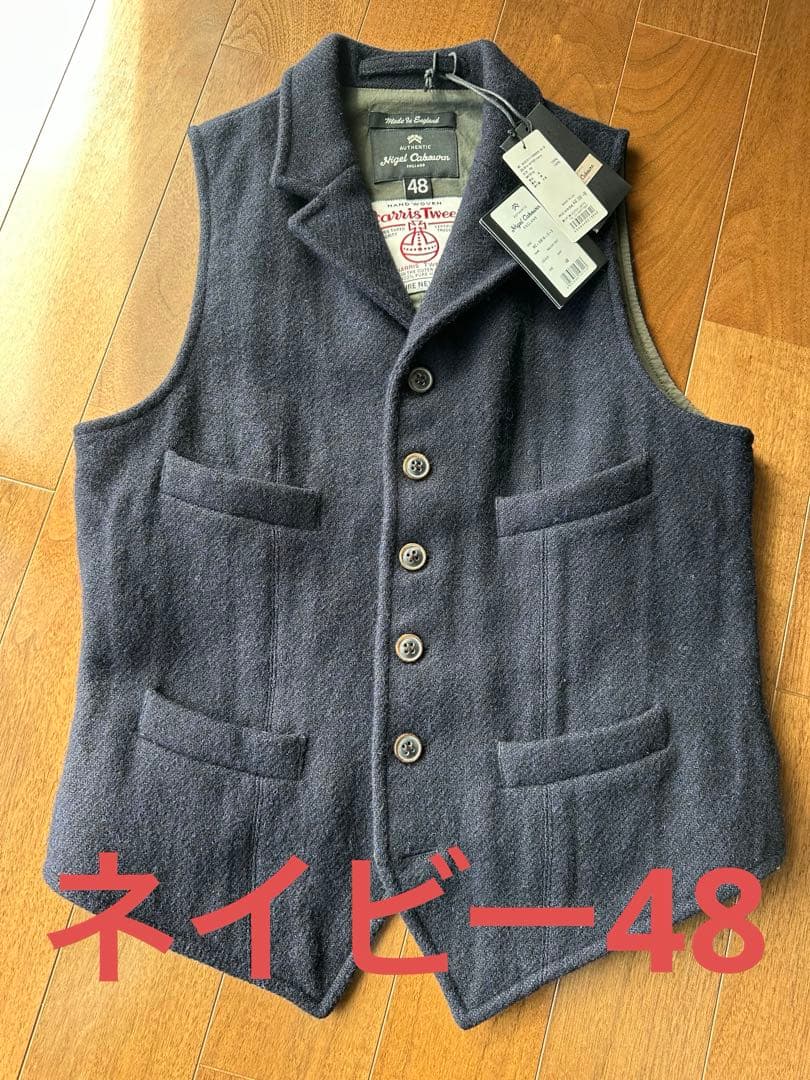 T*7様 Nigel Cabourn　マロリーベスト 48 ネイビー