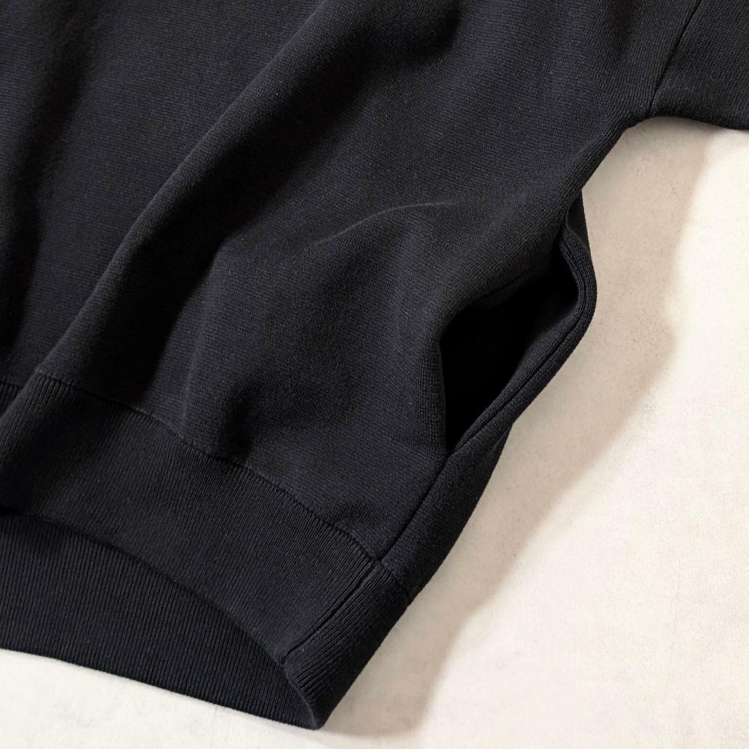 美品★ENFOLD エンフォルド COミラノリブパーカ サイズ38 ブラック