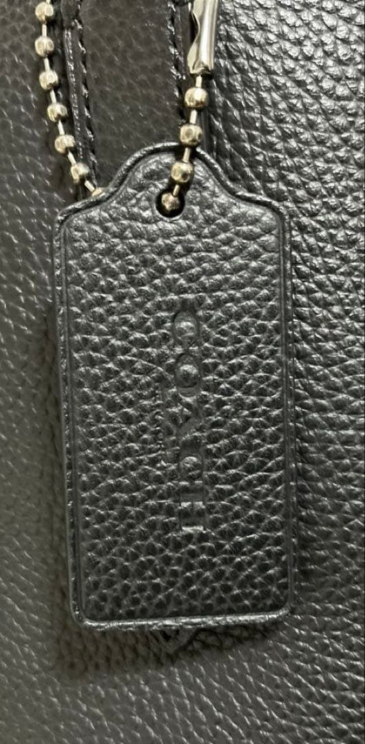 極美品　コーチ 67253 ビジネスバッグ レザー 肩掛け 黒 A4可