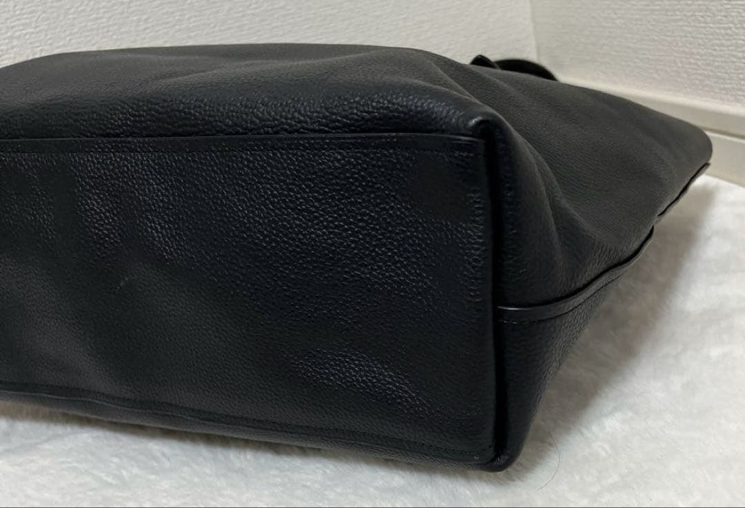 極美品　コーチ 67253 ビジネスバッグ レザー 肩掛け 黒 A4可