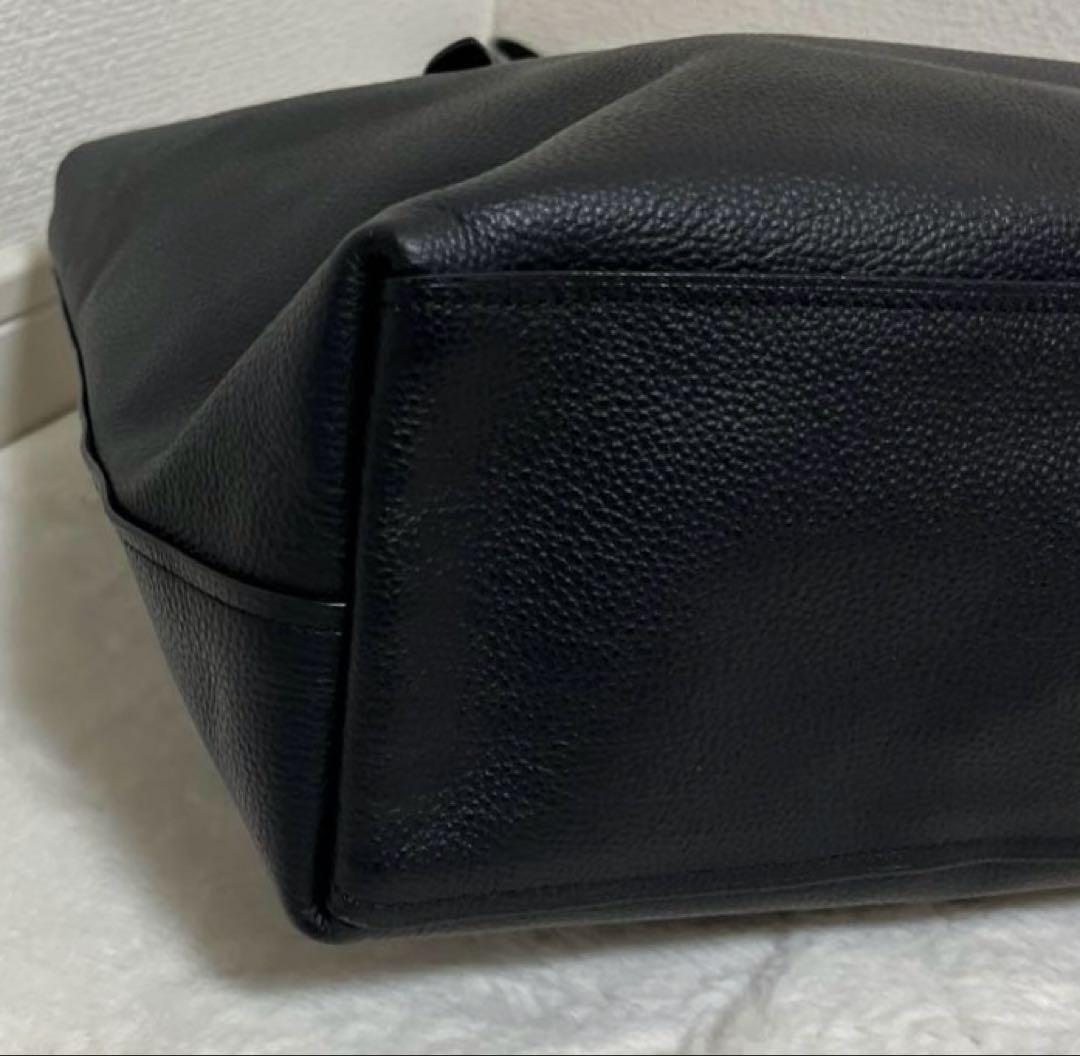 極美品　コーチ 67253 ビジネスバッグ レザー 肩掛け 黒 A4可