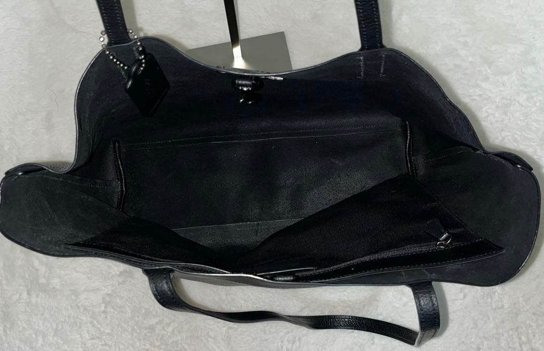 極美品　コーチ 67253 ビジネスバッグ レザー 肩掛け 黒 A4可