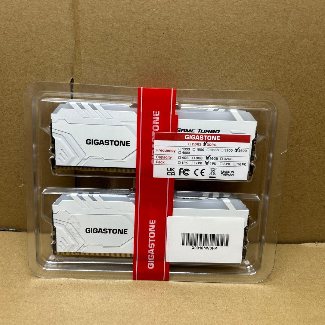 GIGASTONE Game TURBO 16GBx4枚　DDR4