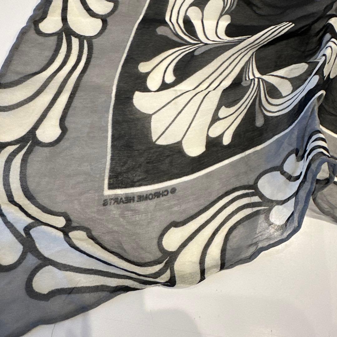 希少chromehearts クロムハーツ　プラスクロス　大判スカーフ