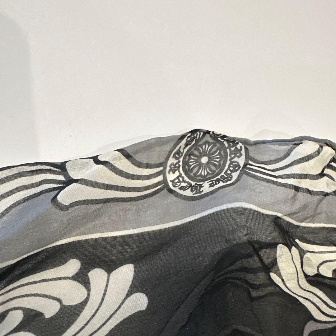 希少chromehearts クロムハーツ　プラスクロス　大判スカーフ