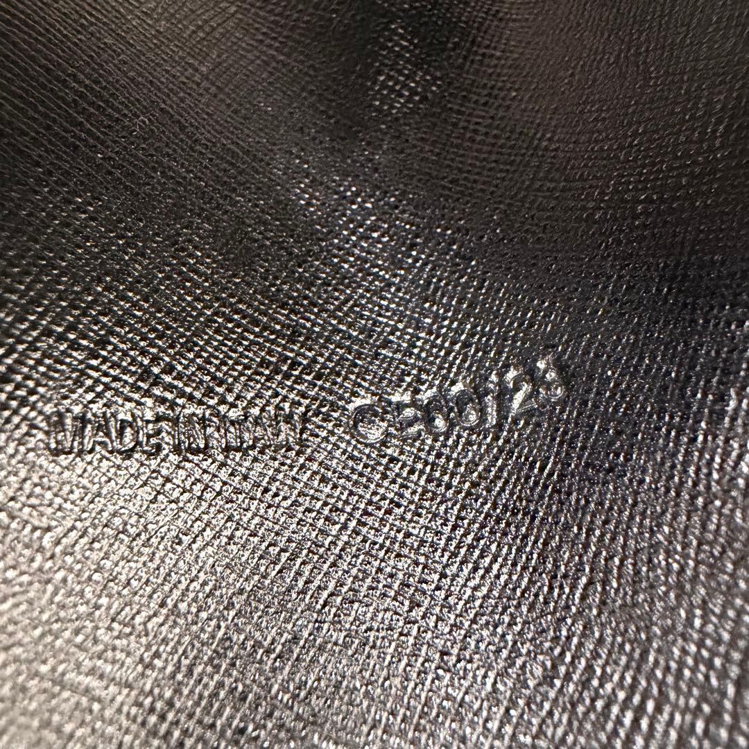 美品✨　セリーヌ　キーケース　6連　レザー　黒マカダム柄