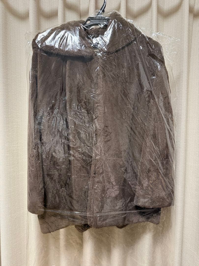 SLOBE IENA フェイクファーフードコート