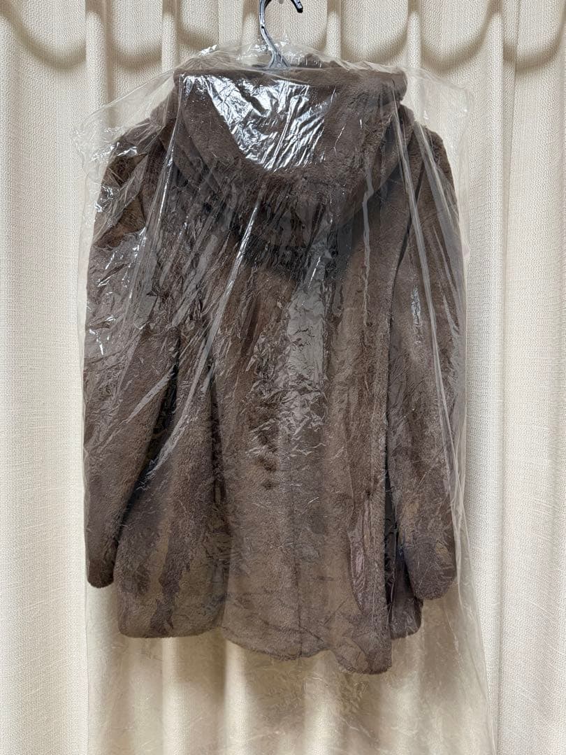 SLOBE IENA フェイクファーフードコート