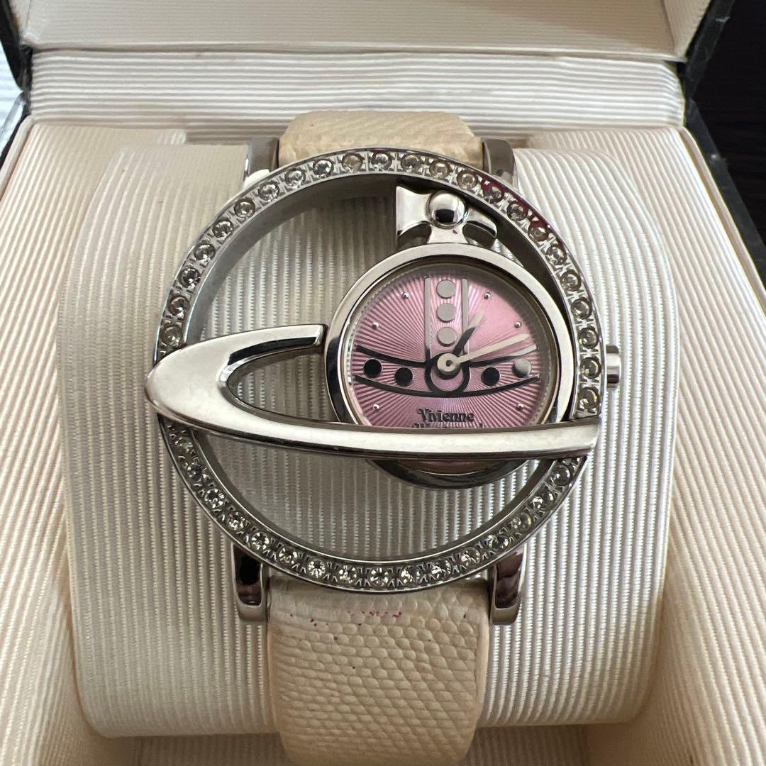 ヴィヴィアンウエストウッド 250本限定 サークルオーブ ピンク 腕時計