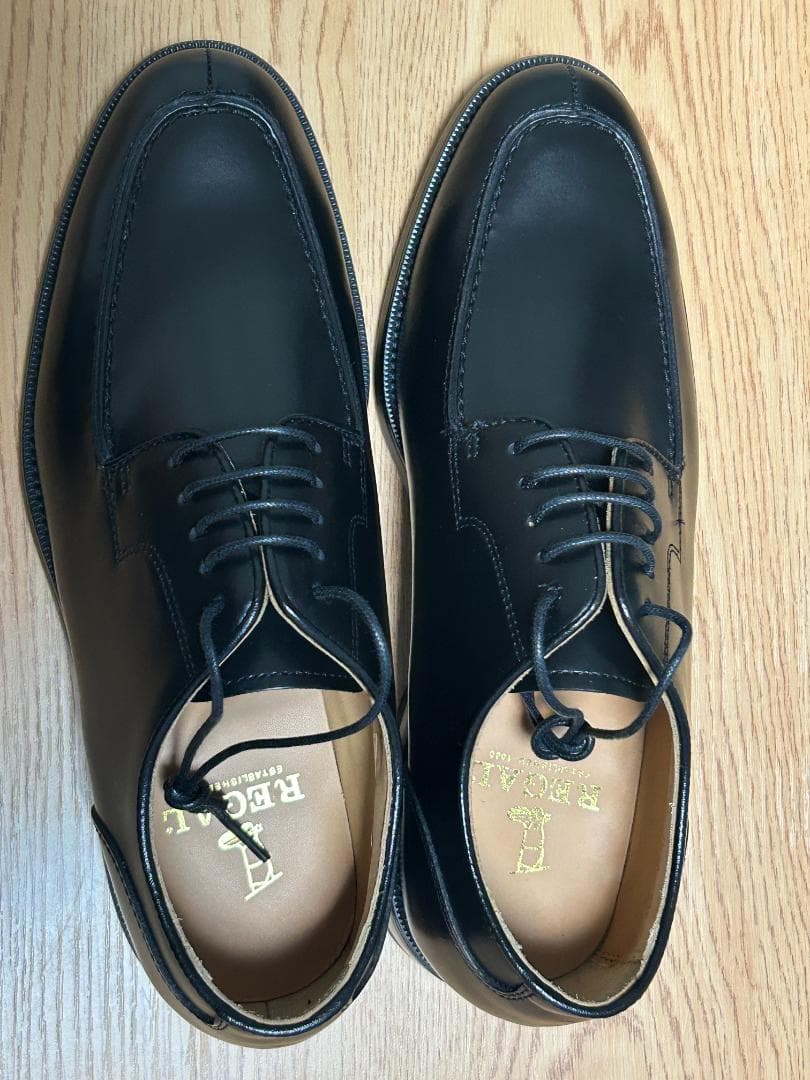 リーガル メンズ　Uチップ　ブラック　24.5cm