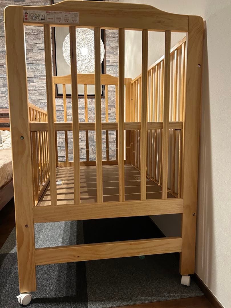 【美品】KATOJI ハイシートベビーベッド　連休限定値下げ！早い者勝ち！