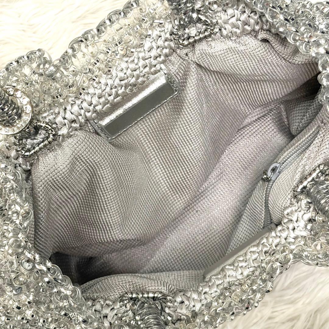 【美品】ANTEPRIMA ワイヤーグリッター　2WAY ショルダーバッグ