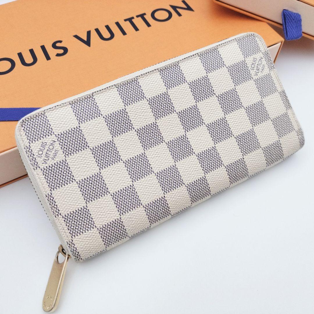 極美品✨ジッピーウォレット ダミエ アズール ルイヴィトン ラウンド 長財布