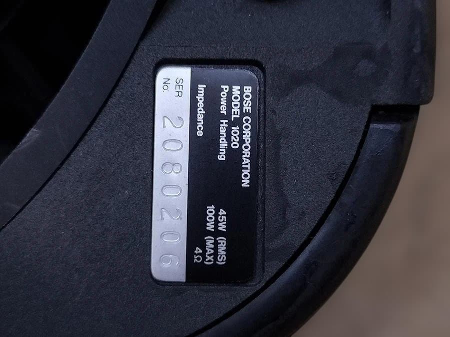 BOSE 1020 車載用 リア スピーカー