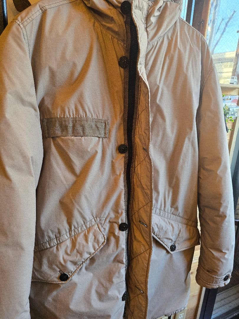 Stone  ベージュ ダウンジャケットXL