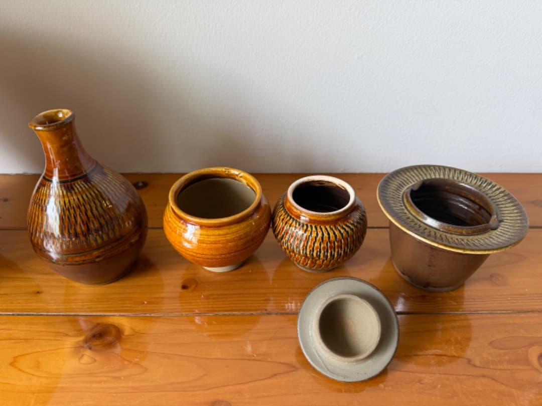 小鹿田焼 陶器の器 5個セット
