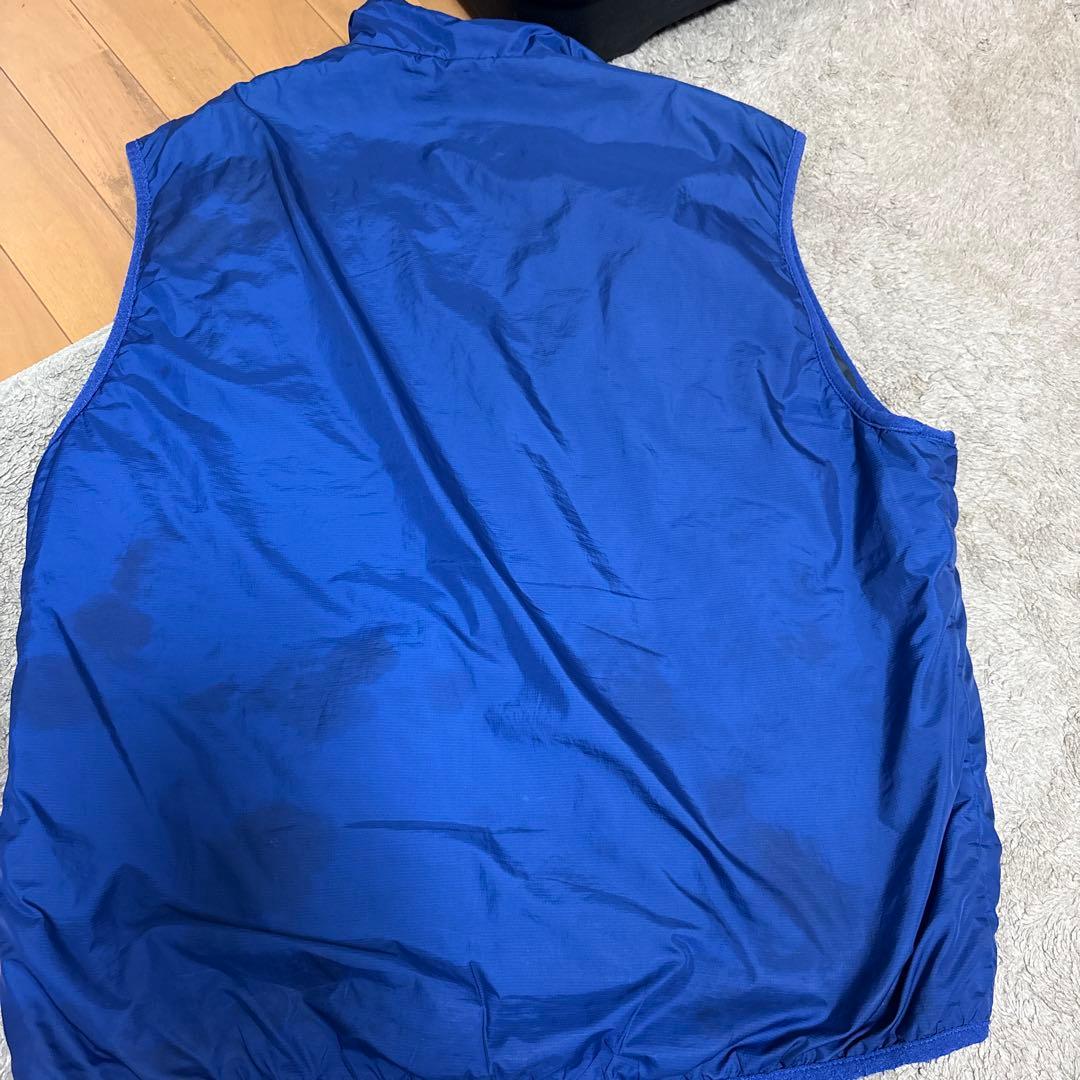 Patagonia 青 ベスト フロントジッパー