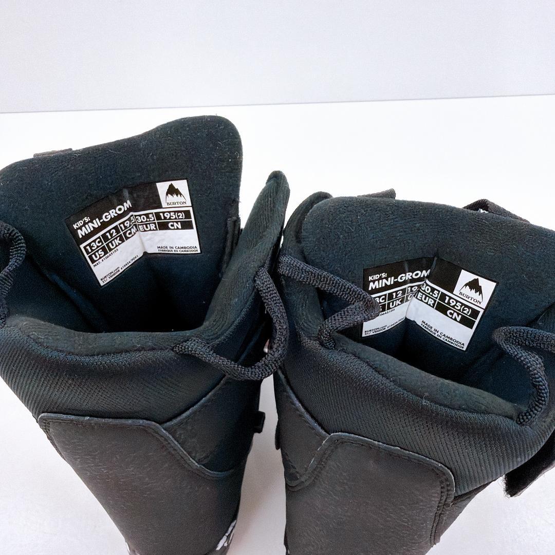 【美品】BURTON　バートン キッズ スノーボードブーツ minigrom