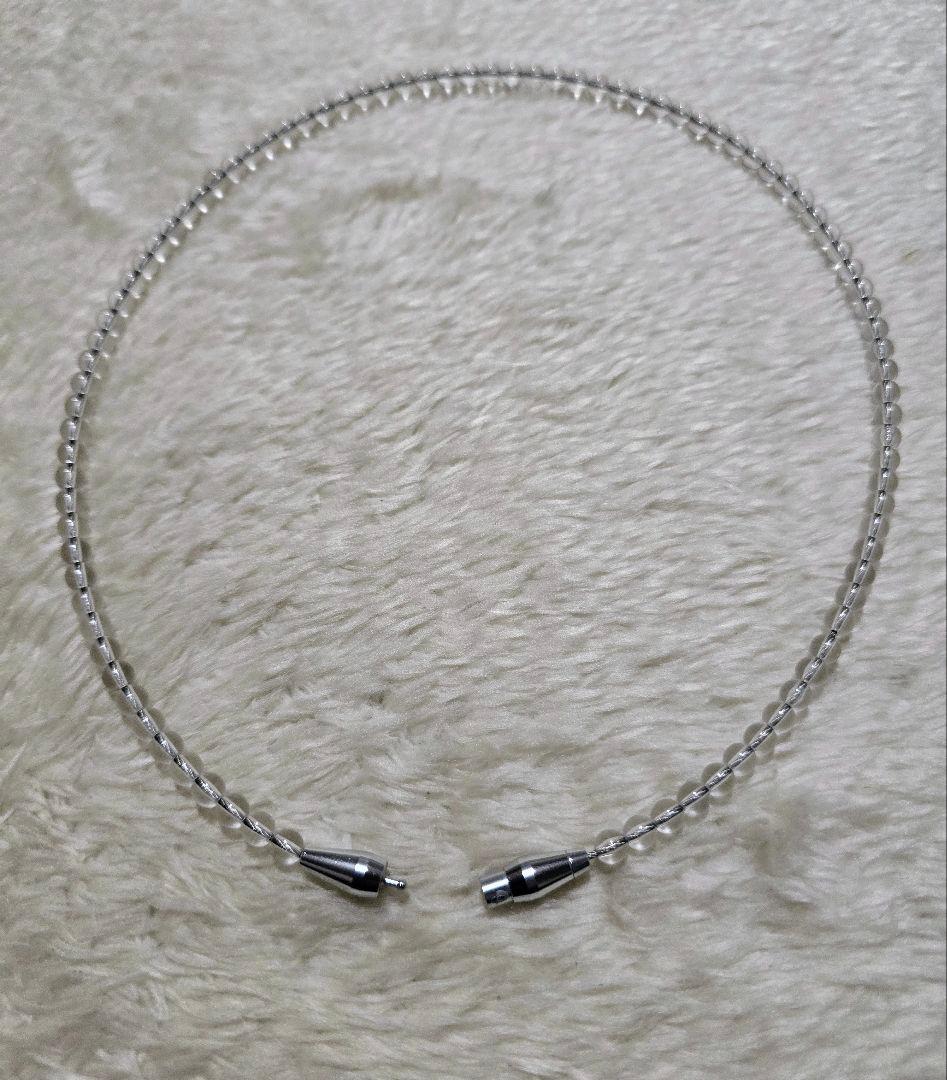 専用 ファイテン クリスタルタッチ クリア ネックレス 50cm 【美品】