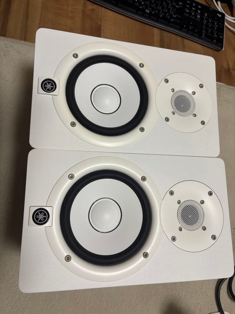 Meomeo　YAMAHA HS5 ホワイトスピーカー　ペア