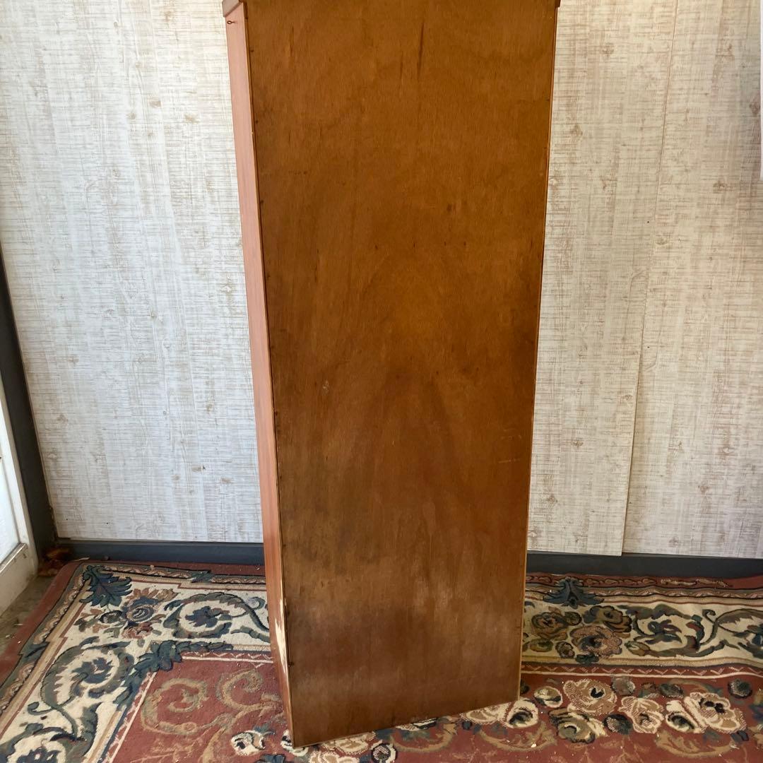 昭和レトロ 窓枠型扉 木製下駄箱 シューズラック サイドボード 古家具ビンテージ