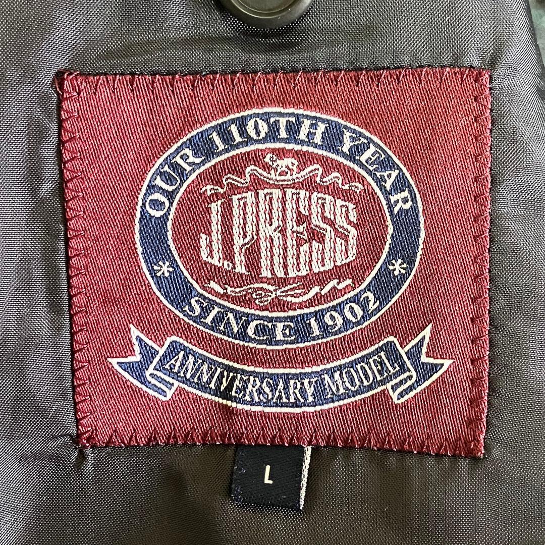 ジェイプレス テーラードジャケット シアサッカー 記念モデル 金ボタン L