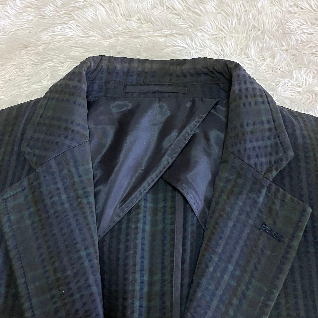 ジェイプレス テーラードジャケット シアサッカー 記念モデル 金ボタン L