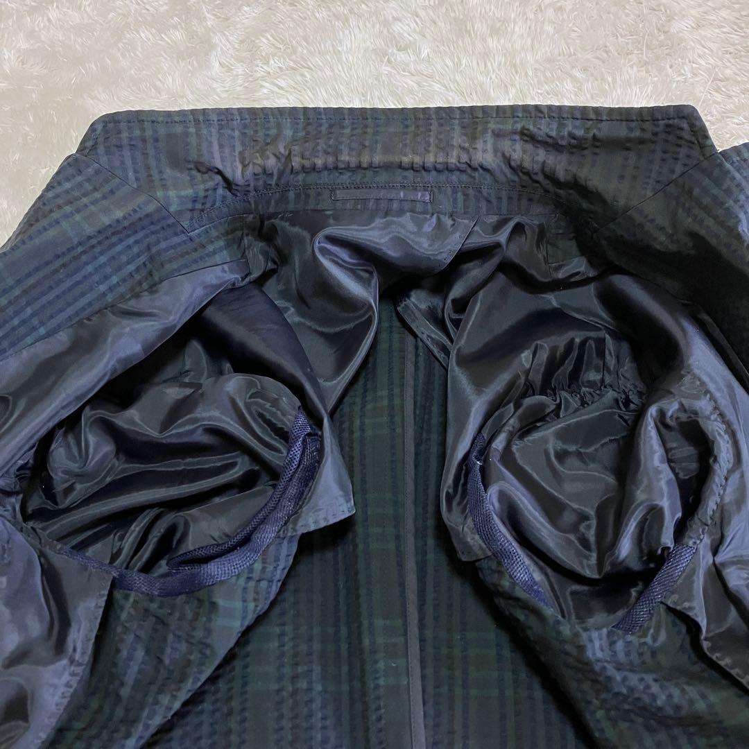 ジェイプレス テーラードジャケット シアサッカー 記念モデル 金ボタン L