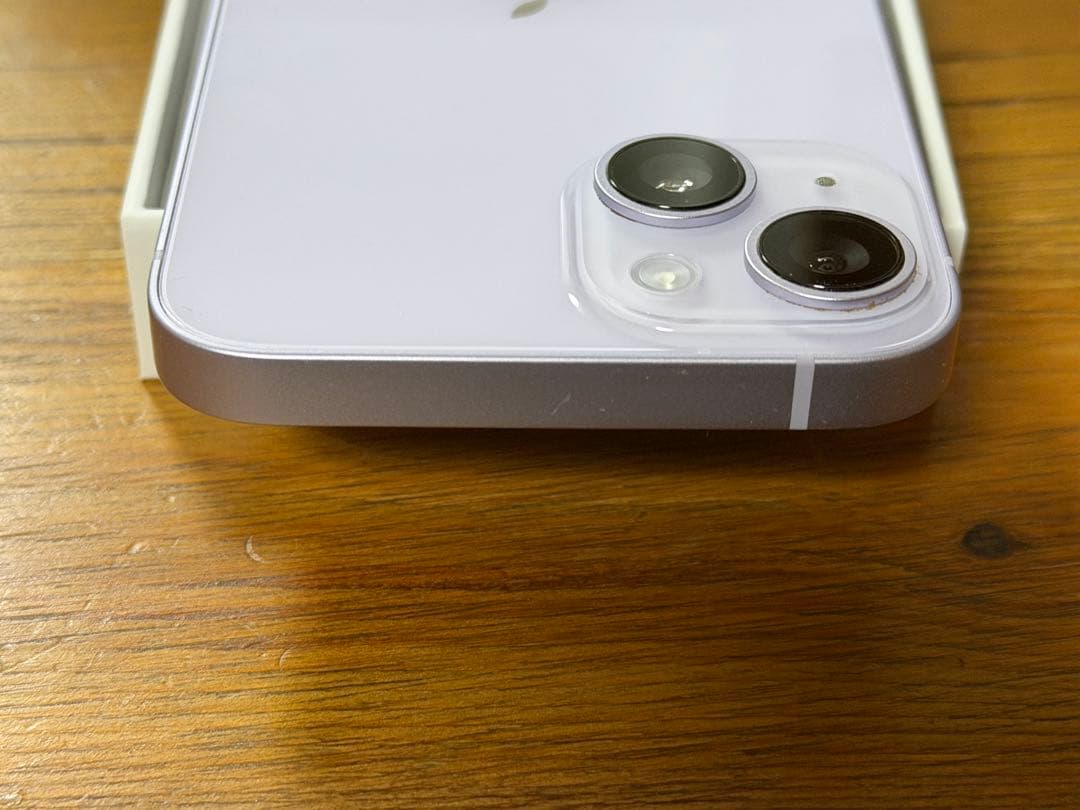 iPhone 14 パープル 128g docomo バッテリー状態87%