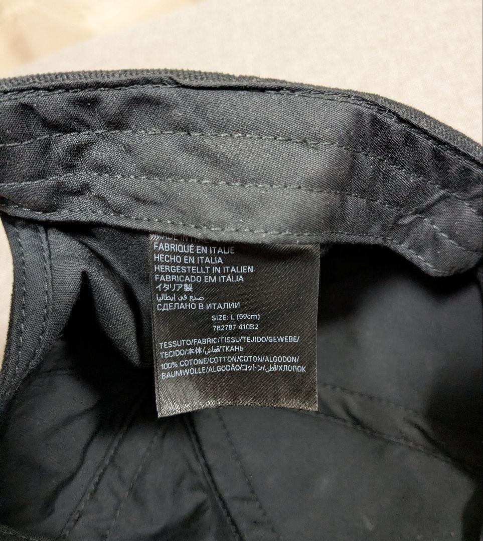 BALENCIAGA バレンシアガ ロゴ ブラック ベースボールキャップ