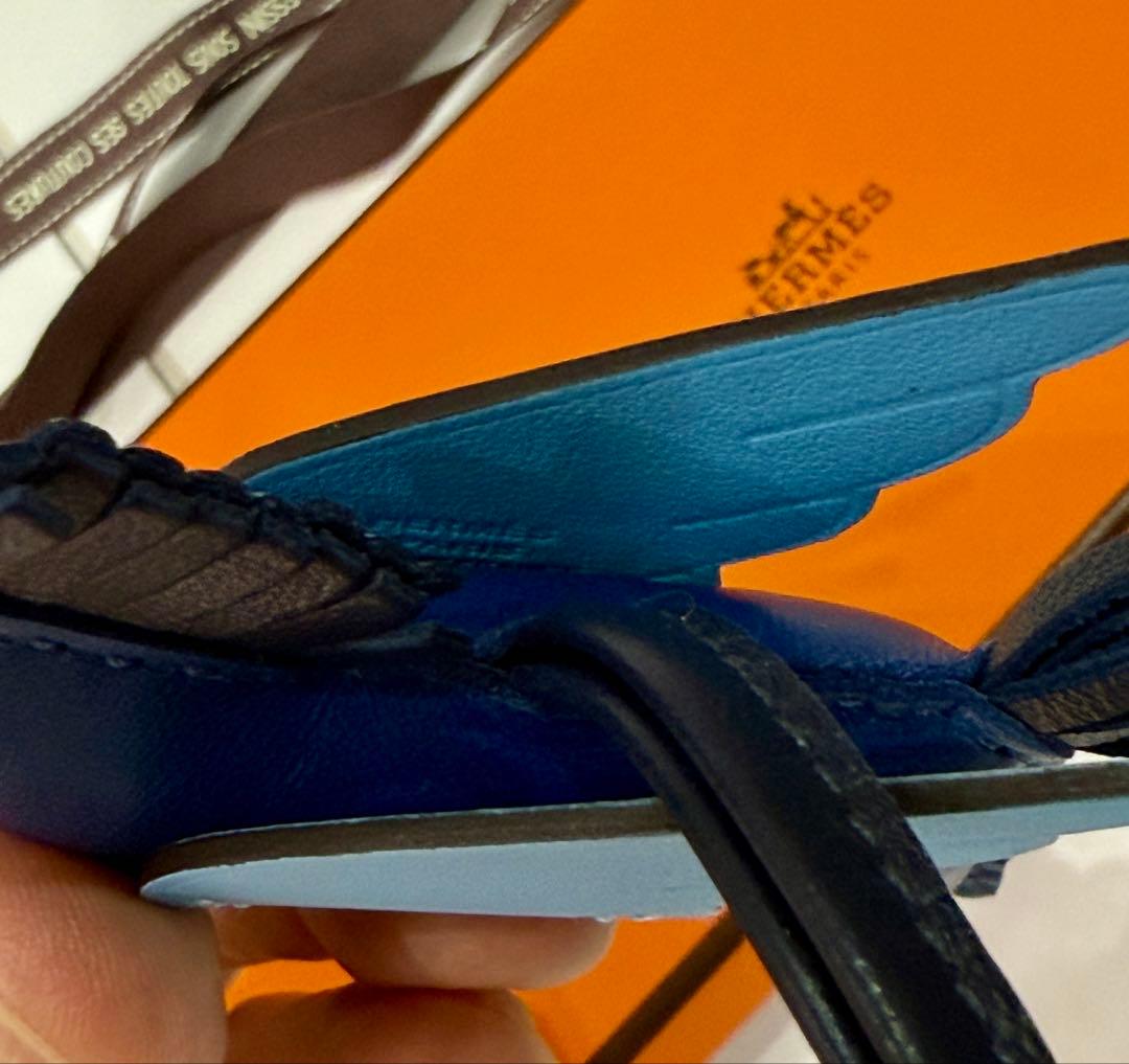 【新品未使用】HERMES ペガサスチャーム PMロデオ W刻印