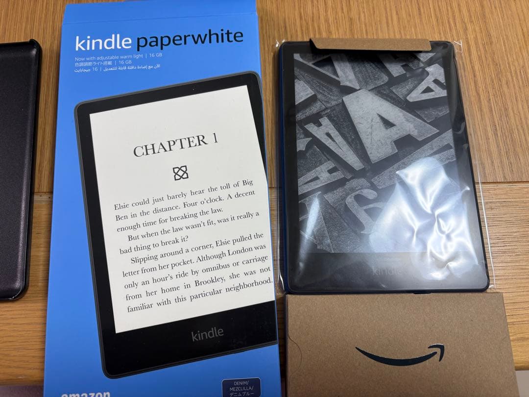 Kindle Paperwhite 16GB 11世代 デニムブルー+ケース
