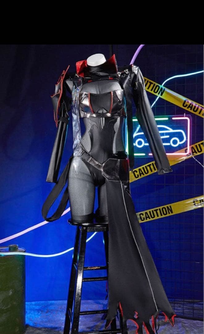 【現在最安値】ニケ　黒紅蓮　コスプレ衣装&ウィッグ ブラックシャドウ