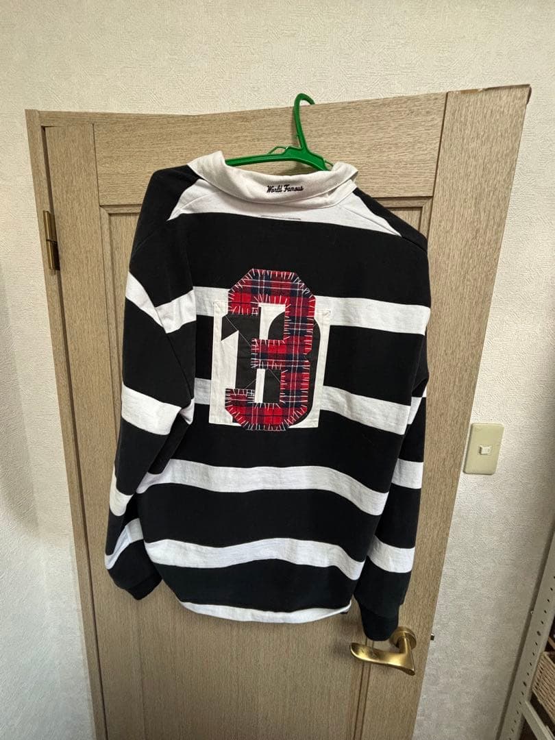 2/7本日限定で値下げします。SUPREME ストライプ ラガーシャツ