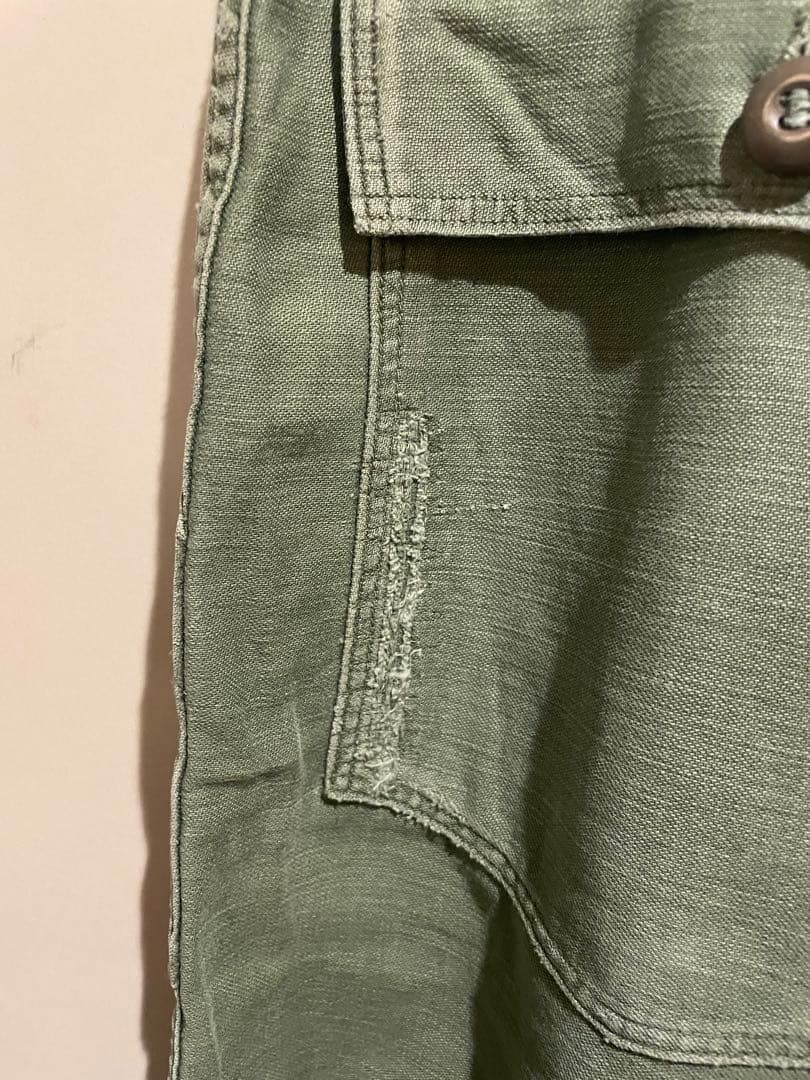 50s ~ 60s US ARMY コットン サテン ベイカーパンツ