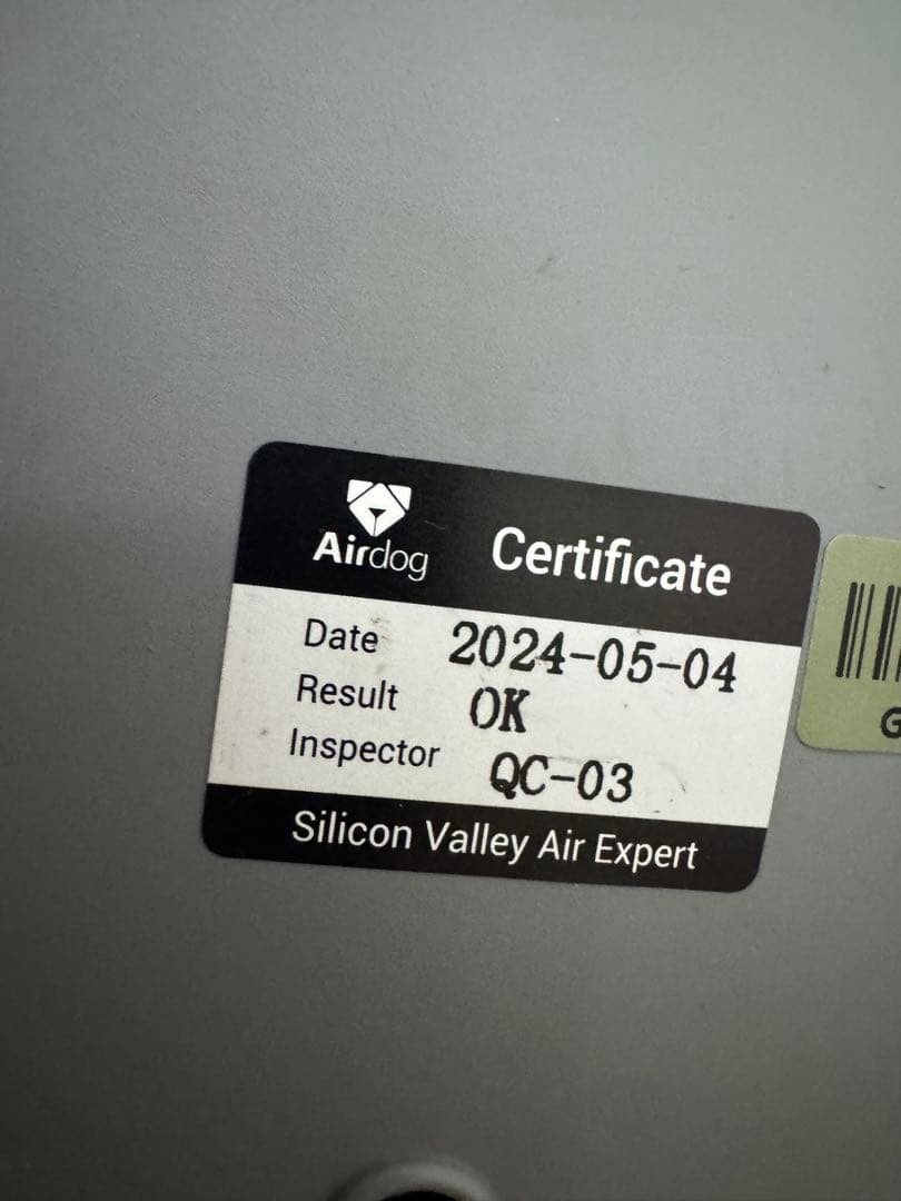 美品 24年製 Airdog X5d オゾン除去フィルタ(9680円相当)新品