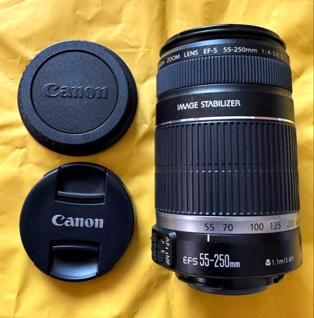 Canon EF-S55-250mm f/4-5.6 IS ズームレンズ