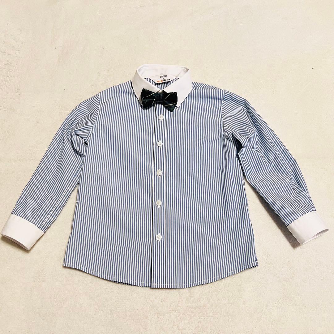 【数回使用程度】ウォルツバイビームスデザイン スーツ 110cm 蝶ネクタイ