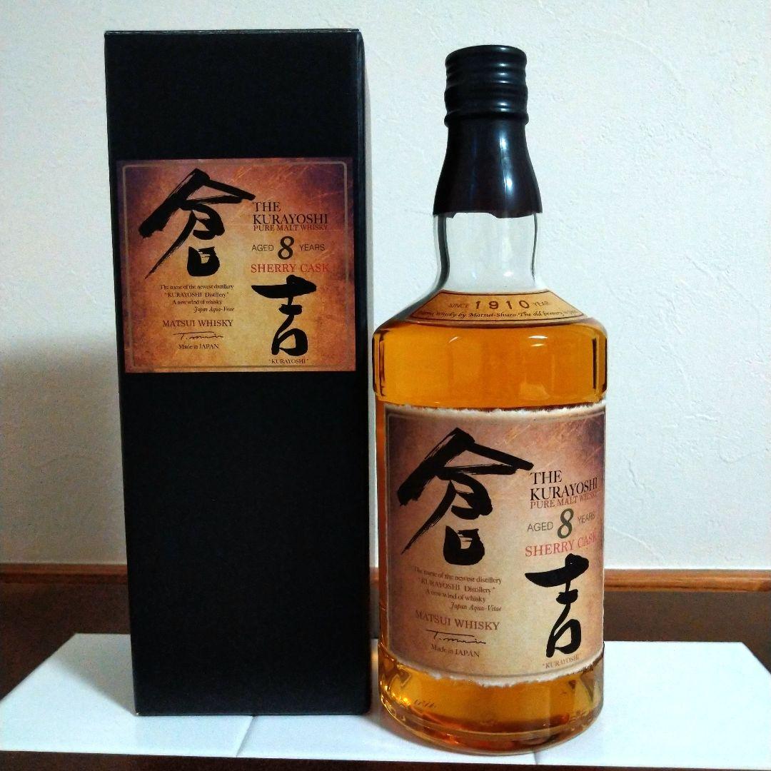 マツイピュアモルトウイスキー倉吉　シェリーカスク８年