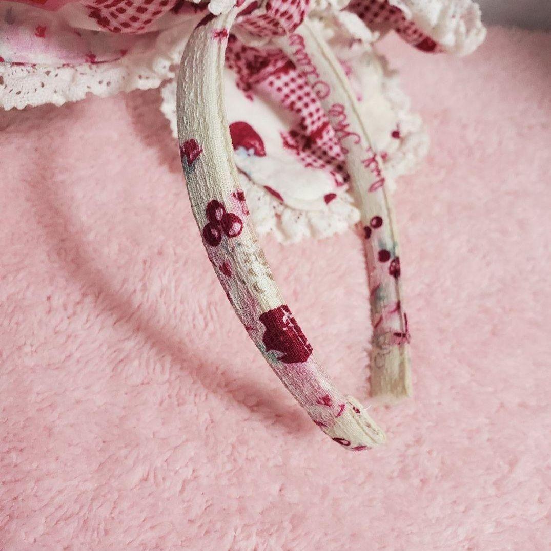 BABY, スウィートギンガムボーダーリボンリボンJSK KC セット オフ白