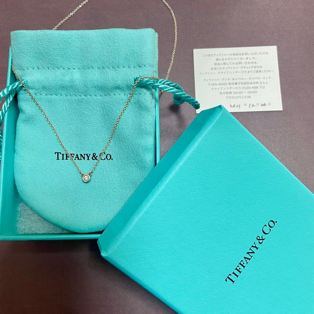 Tiffany & Co. バイ ザ ヤードシングル ダイヤモンド ペンダント
