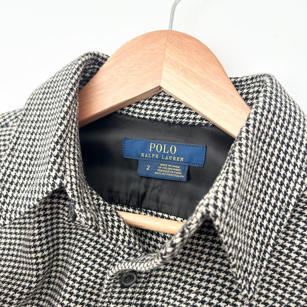 美品✨ラルフローレン　ロングワンピース　千鳥柄　2