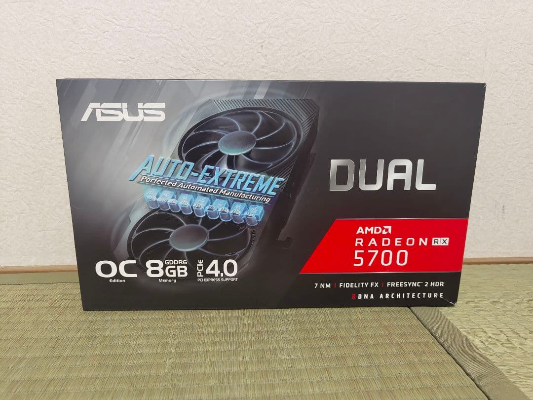 ​【箱あり】ASUS DUAL-RX5700-O8G-EVO グラフィックボード