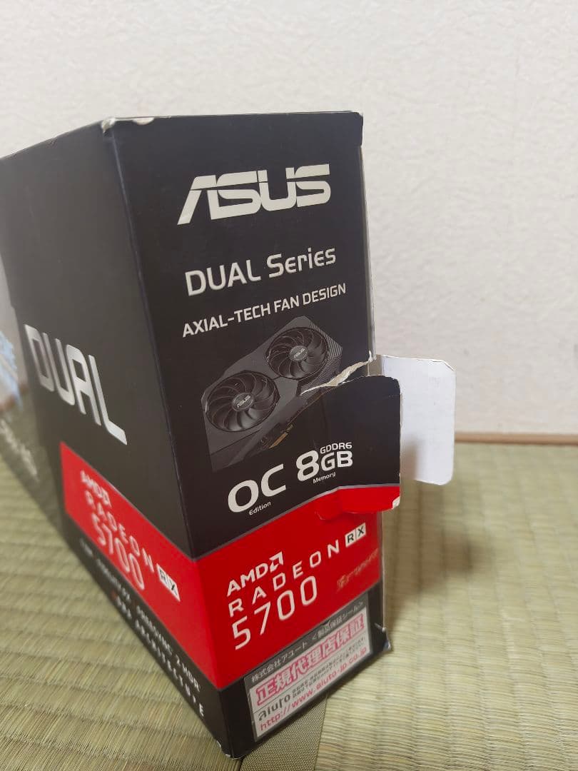 ​【箱あり】ASUS DUAL-RX5700-O8G-EVO グラフィックボード