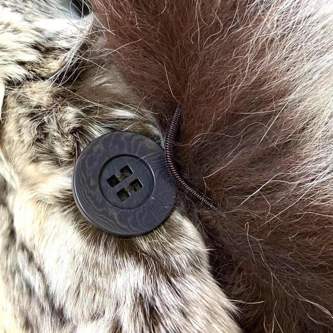 【極美品】YEVS SALOMON 最高級　ブルーフォックス　ロングコート　40