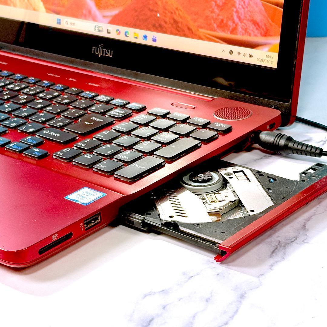 美品☆Corei7・8GB・SSD512・フルHD・ブルーレイ・ノートパソコン