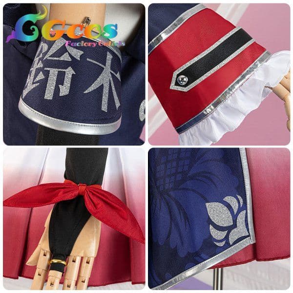 鈴木ヒナ 「藍の華」ライブ衣装　コスプレ衣装 ヒメヒナ HIMEHINA