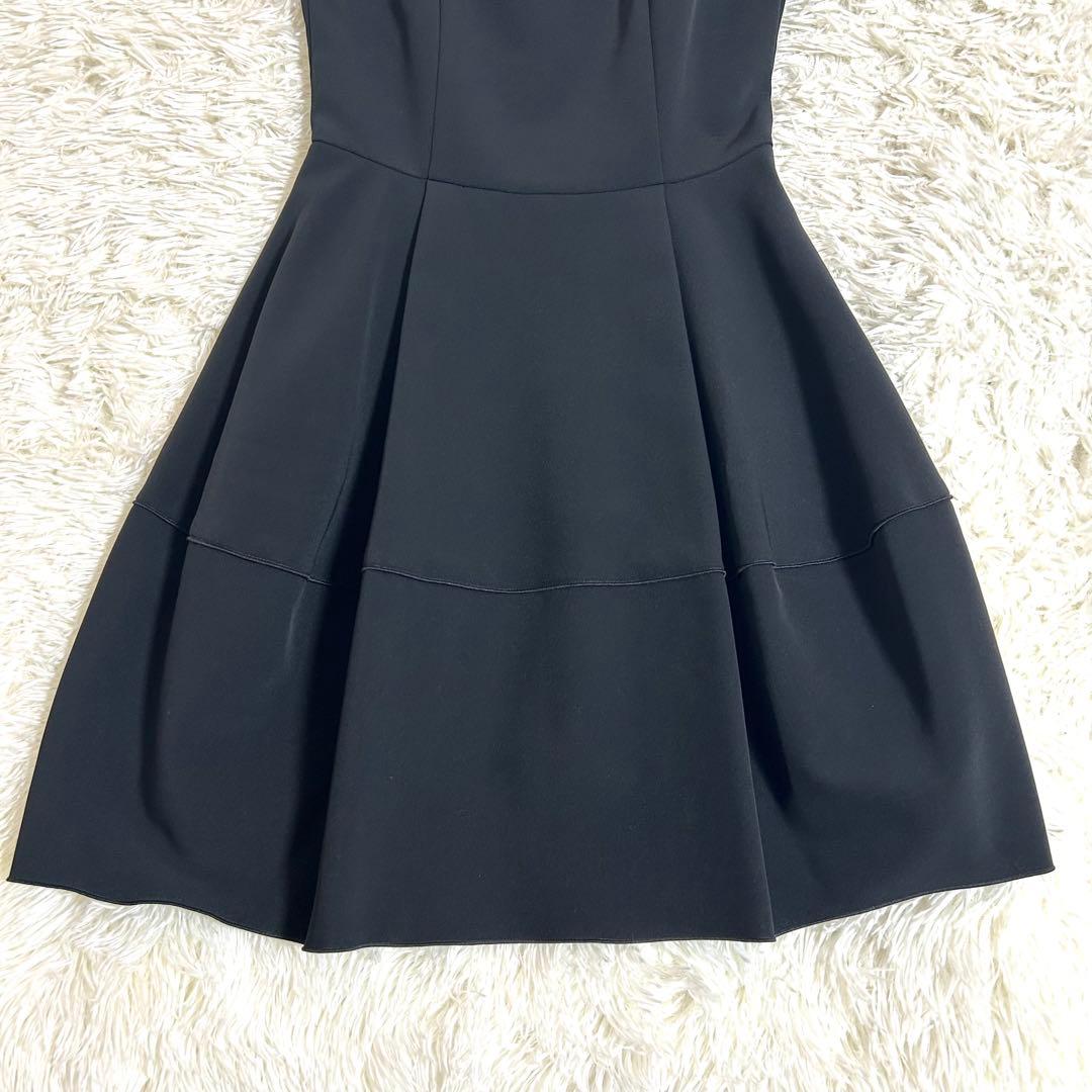 極美品✨春に◎定価6.7万 フォクシー ワンピース バロンドレス 38 黒